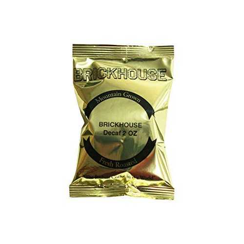 ブリックハウスコーヒー、デカフェグラウンドコーヒー、40/2オンスバッグ Brickhouse Coffee, Decaf Ground Coffee, 40/2 oz bags