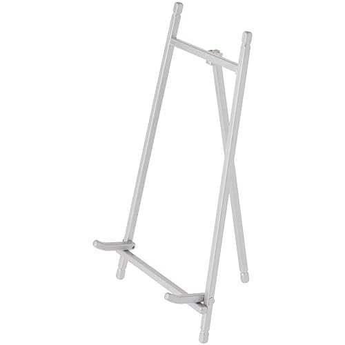Bard's Satin Silver Metal Easel, 9\
