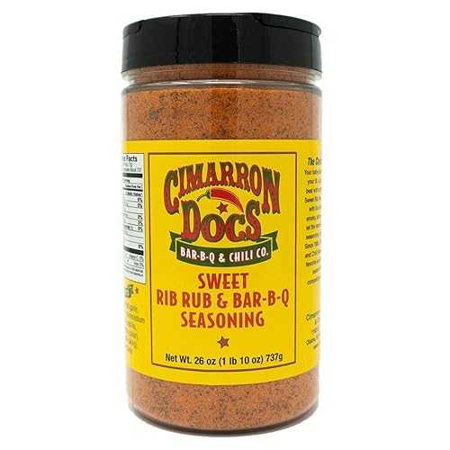 Cimarron Docs スイート リブ ルブ & バーベック シーズニング ラージ 1 ポンド 10 オンス (26 オンス) Salthouse & Peppermongers Cimarron Docs Sweet Rib Rub & Bar-b-q Seasoning Large 1 lb 10 oz (26 oz)