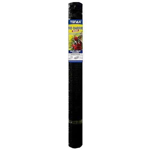 TENAX Ornex LM Bird Netting 14' x 100' Black