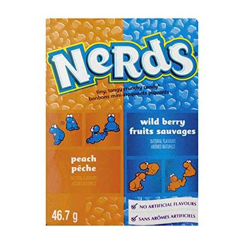 ナーズ ワイルドベリー & ピーチ 24/1.65 オンス Wonka Nerds Wildberry & Peach 24/1.65 Ounce