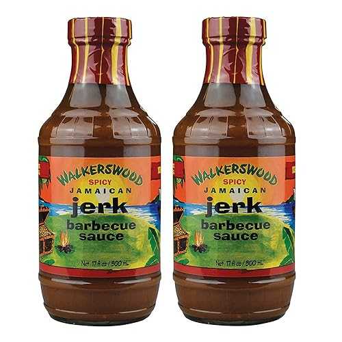 Walkerswood Jerk Barbecue Sauce Spicy 17oz (2 Bottles)