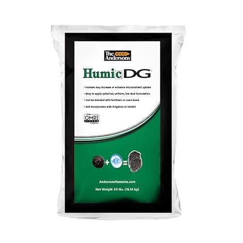 The Andersons Humic DG Organic Soil Amendment - Covers up to 40,000 sq フィート (40 重量ポンド)