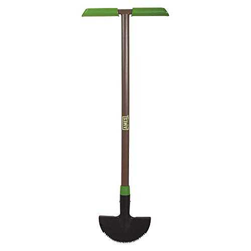 AMES 2917200 T グリップ付きノコギリボーダーエッジャー、39 インチ AMES 2917200 Saw-Tooth Border Edger with T-Grip, 39-Inch|Glomarket