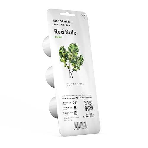 Click and Grow Smart Garden Red Kale Plant Pods, 3-Pack