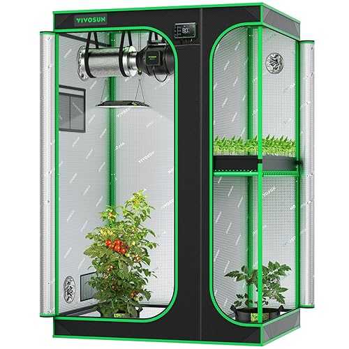 VIVOSUN 2-in-1 4x3 Grow Tent, 48\