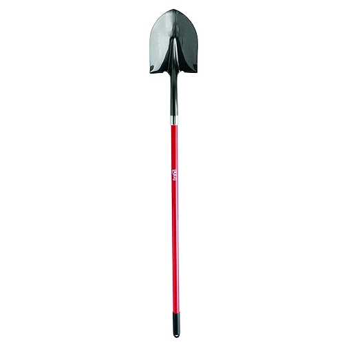 Bond LH002 Long-Handle Fiberglass Round Point Shovel, Red 19,278円