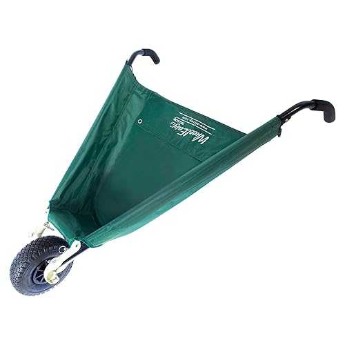 Allsop Home and Garden Allsop WheelEasy LE - Foldable Garden Cart (Wheelbarrow) with Easy Grip Handles