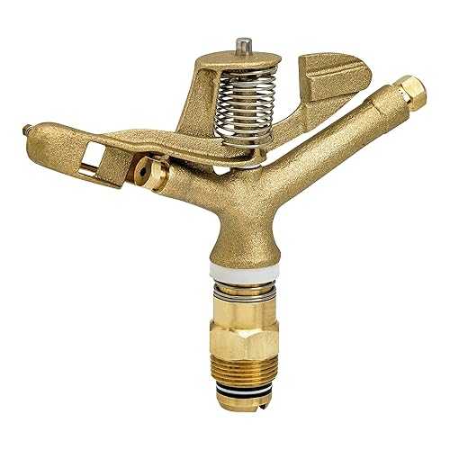 Underhill Rotating Brass Impact Sprinkler Head 360 Degree for Large Area, Lawn, Garden, Commercial Irrigation, 1-Inch Full Circle, 71-Foot, SI100F 27,981円
