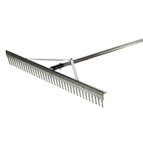 Trigon Sports アルミ製景観レーキ、24 インチ Trigon Sports Aluminum Landscape Rake, 24-Inch