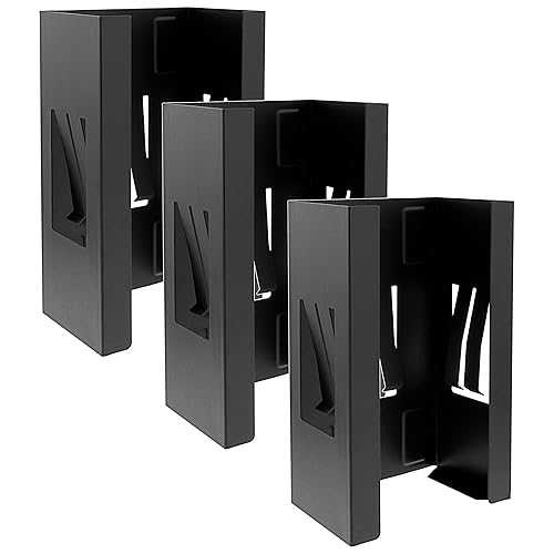 TCP Global Glove Holder for Wall Mount (Pack of 3), Glove Dispenser, Tissue Box Holder for Wall Mount, Magnetic Latex Gloves Dispenser