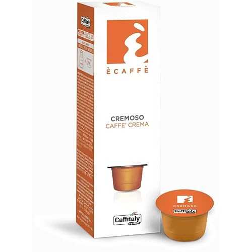 Ecaffe Caffitaly クレモソ コーヒー カプセル - 10 カウント ボックス Ecaffe Caffitaly Cremoso Coffee Capsules - 10 Count Box