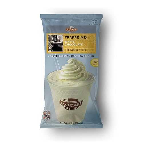 ??? ??? ??? ??? ??? ???? ???, 1.36kg ?? ???? ??? ??, ?? ??? ??? ???? ?? MOCAF・・ MOCAFE White Chocolate Frappe Mix, Instant Blended Ice Beverage Powder, 3lb Bulk Bag