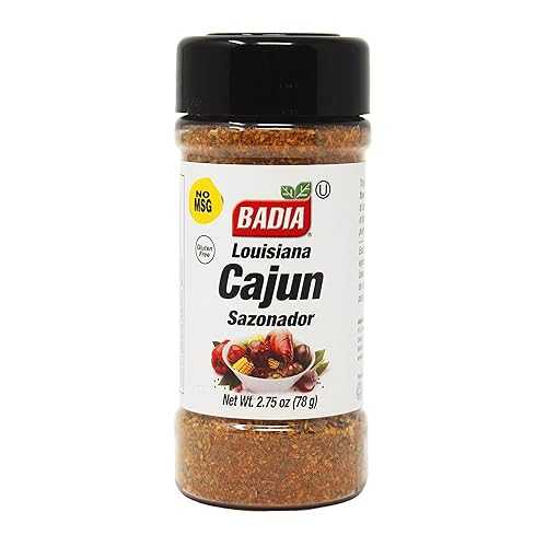 Badia Seasoning ルイジアナ ケイジャン (サゾナドール)、2.75 オンス容器 (12 個パック) Badia Seasoning Louisiana Cajun (Sazonador), 2.75-Ounce Containers (Pack of 12)