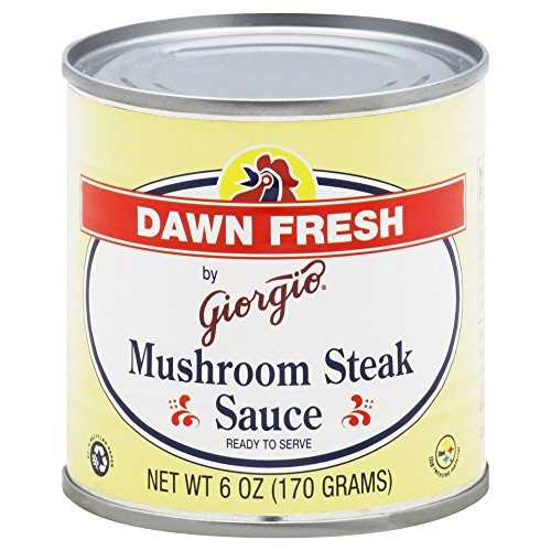 Giorgio Dawn フレッシュマッシュルームステーキソース、6オンス (12個パック) Giorgio Dawn Fresh Mushroom Steak Sauce, 6-Ounce (Pack of 12)