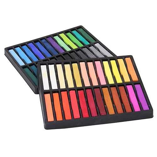 Creativity Street CK-9748 Square Artist Pastels, 48 colors (Colors may vary), 2.38\