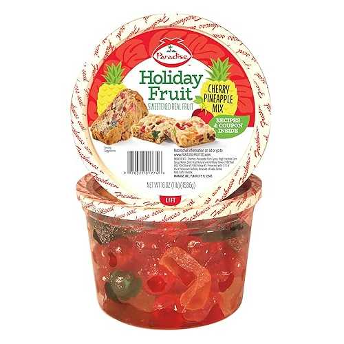 Paradise Mix Whole, Cherry-Pineapple, 16 Ounce (Pack of 1)