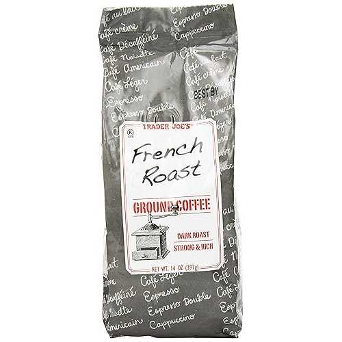 トレーダージョーズ フレンチ ロースト グラウンド コーヒー - 14 オンス バッグ Trader Joe's French Roast Ground Coffee - 14 Oz Bag