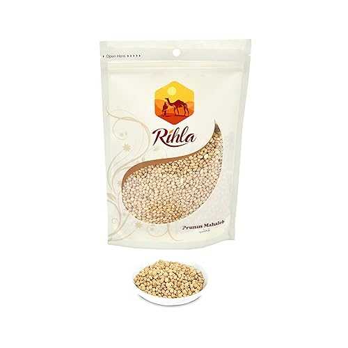 プレミアムビーガン プルナス マハレブ (バラ科) - Rihla\'s スーパーフード - 8.8オンス (250g) Premium Vegan Prunus Mahaleb (Rosaceae) - Rihla\'s Superfoods - 8.8oz (250g)