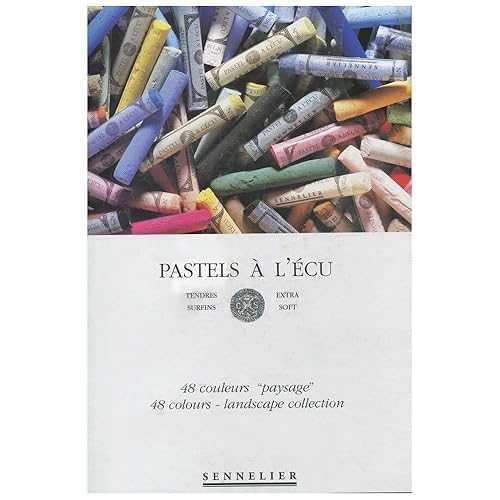 SENNELIER Extra-Soft French Pastel Professional Artist Box Set, 48-Colors