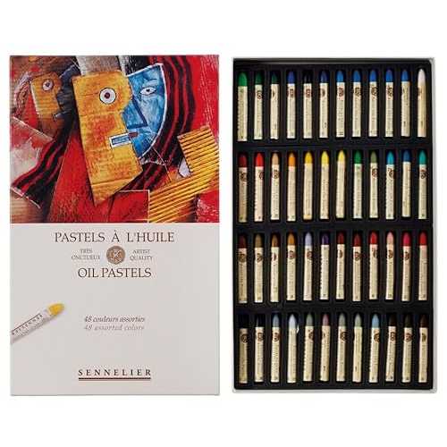 SENNELIER Oil French Pastel for Professional Artists, Introductory Set of 48