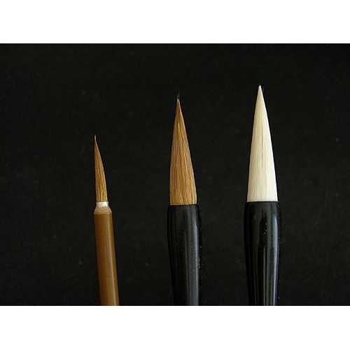 Xu Laosan Basic Chinese Painting Brushes for Beginners, Set of 3
