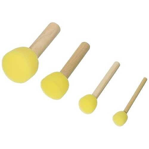 ジャック リシュソン フォームドーバーセット、アソートサイズ、40 個セット Jack Richeson Foam Dauber Set, Assorted Size, Set of 40