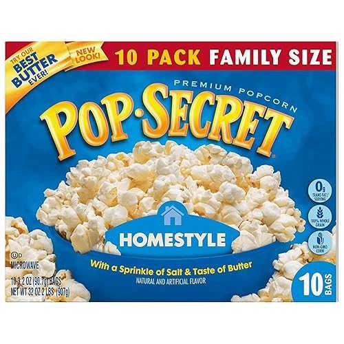 Pop Secret ポップコーン、ホームスタイル、10 個入りボックス (32 オンス) Pop Secret Popcorn, Homestyle, 10-Count Box (32 Ounces)
