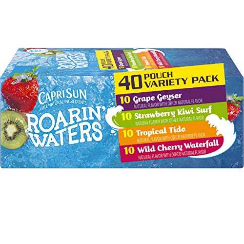 Capri Sun Roaring Waters ジュースボックス、60 オンス - 40 カウント Capri Sun Roaring Waters Juice Box, 60 Ounce - 40 count