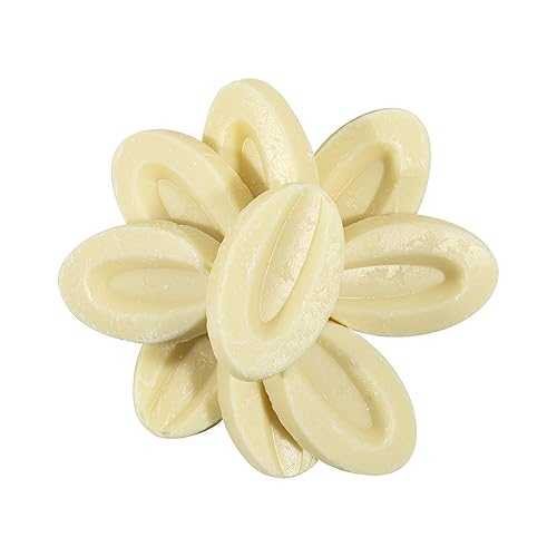 OLIVENATION Valrhona 4660 Ivoire Feve 35 White Chocolate Callets 2 lbs