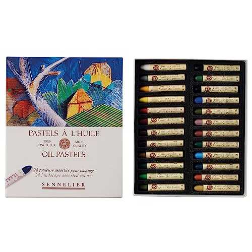SENNELIER Oil French Pastel for Professional Artists, Landscape Set of 24