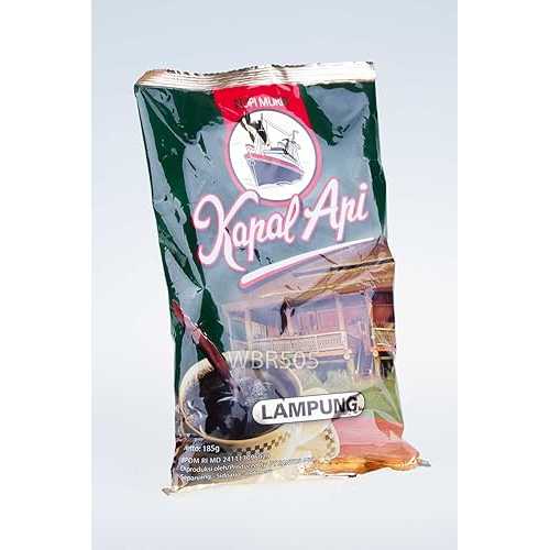 カパル アピ コピ ランプン 挽いたコーヒー、6.52 オンス Kapal Api Kopi Lampung Ground Coffee, 6.52 Oz
