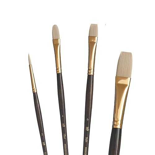 Princeton Dakota Brush Set, Synthetic, 4 Piece, 1 Count