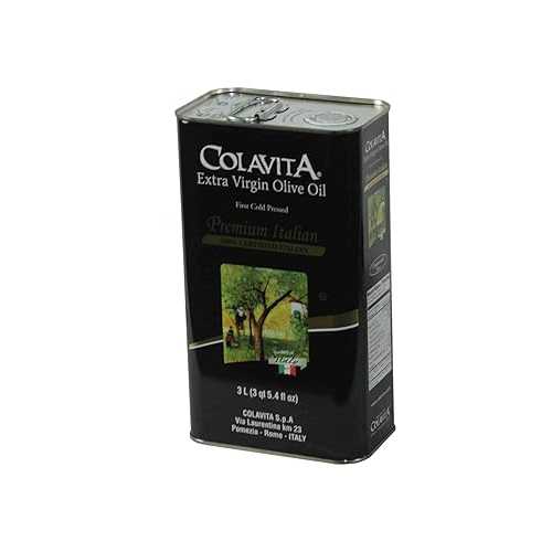 Colavita プレミアム イタリア エクストラ バージン オリーブ オイル、3 リットル -- 1 ケースあたり 4 個。 Colavita Premium Italian Extra Virgin Olive Oil, 3 Liter -- 4 per case.
