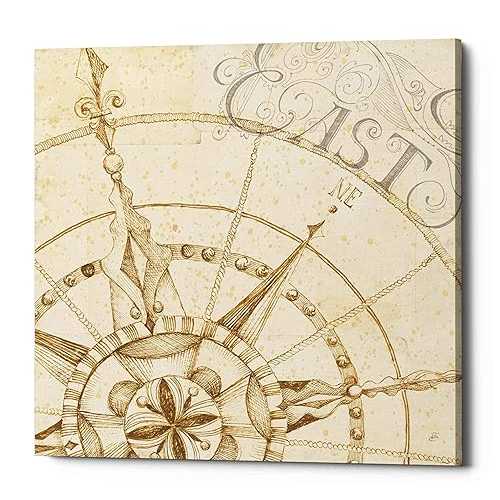 Epic Graffiti 'Coast to Coast Sepia III' by Daphne Brissonet, Canvas Wall Art, 26\