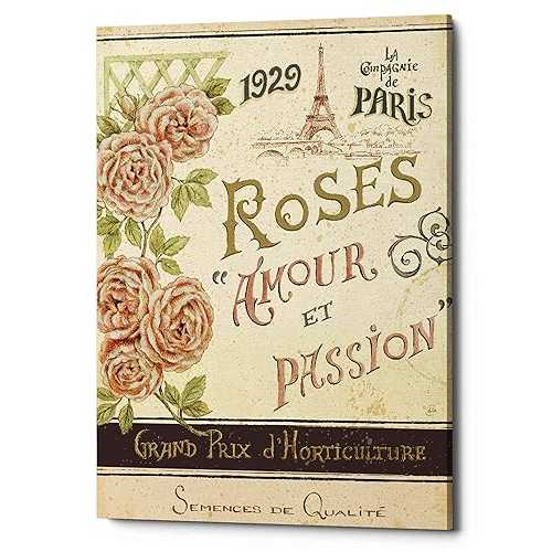 Epic Graffiti 'French Seed Packet I' by Daphne Brissonet, Canvas Wall Art, 12\
