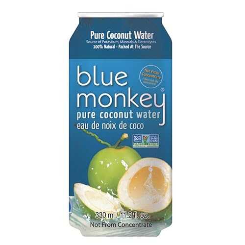 Blue Monkey ??? ?? - ???? 100% ?? ??? ?? - ?? ?? - ?? ??? - ?? ?? ?? - ??? ?? ?? ?? - 11.2oz (330) 24? ? Blue Monkey Coconut Water - 100% Pure Coconut Water from Vietnam