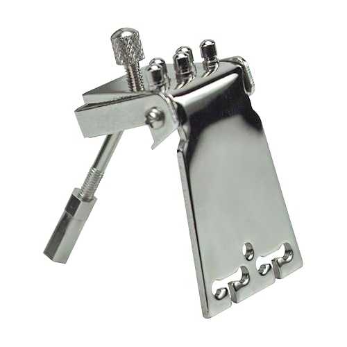 Golden Gate P-117 オールド ウェイバリー スタイル バンジョー テールピース - ニッケル Golden Gate P-117 Old Waverly Style Banjo Tailpiece - Nickel