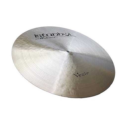 Istanbul Mehmet Cymbals Custom Series RVF-SZ20 20-Inch Vezir Flat Ride Sizzle Cymbal