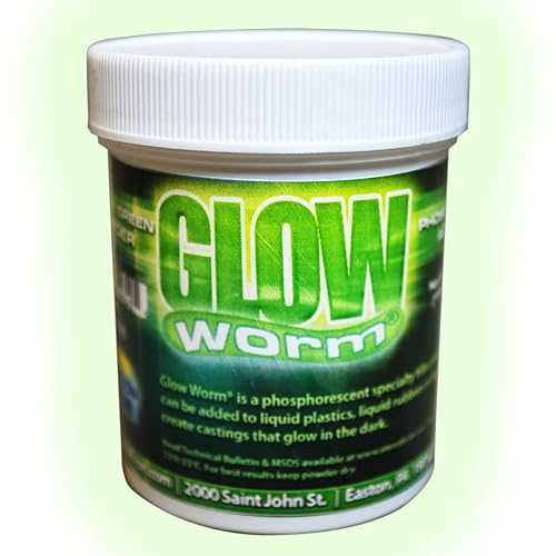 Smooth-On Glow Worm - Phosphorescent Powder - 6 Ounce (Yellow-Green)