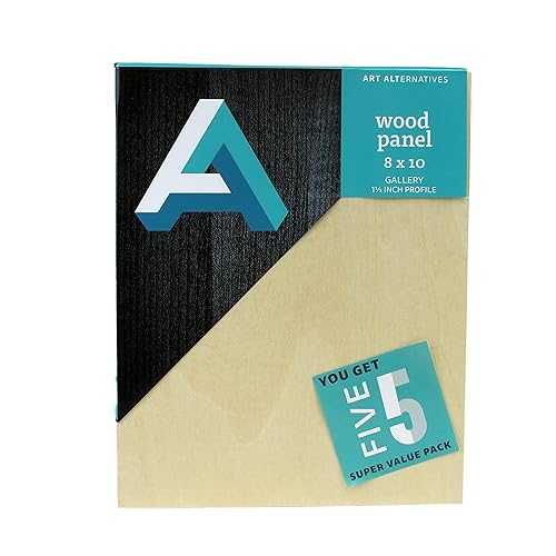 Art Alternatives Classic Wood Panel Value Pack, Studio, .75\