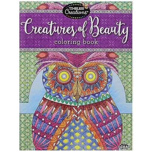 CRA-Z-Art Timeless Creations Adult Coloring Books: Creatures of Beauty Creative Coloring Book (16278-6) 7,988円