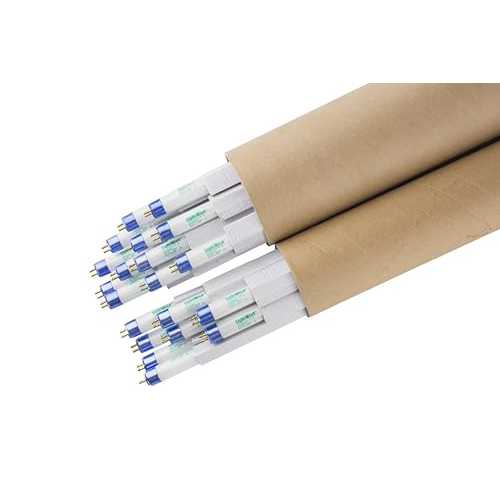LightWise LWF54T5HO865 20case 4 FT 6500K T5 HO Fluorescent Grow Light Bulbs (20, 6500k - blue - veg)