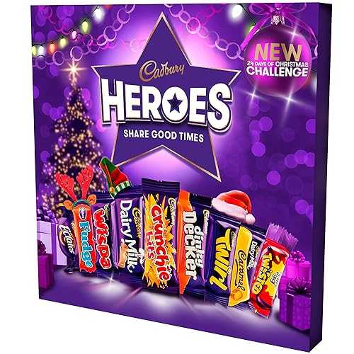 ???? ??? ?? ???? ???? ??? 231g Cadbury Heroes Christmas Advent-ure Calendar, 232g