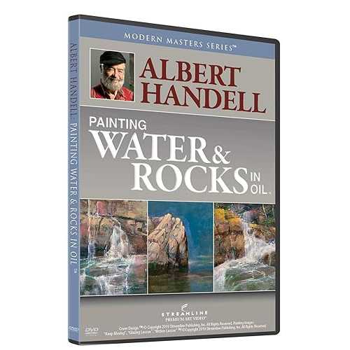 LILIEDAHL ALBERT HANDELL: PAINTING WATER \u0026 ROCKS IN OIL ヴィデオディスク For Artists. Learn new skills from a master, Art Improvement, Art Education, Become a better oil painter. Video Length: 5 Hours, 56 Minutes