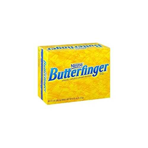 ネスレ バターフィンガー - 2.1オンス (36個パック) Nestle Butterfinger - 2.1 Ounce (Pack of 36)