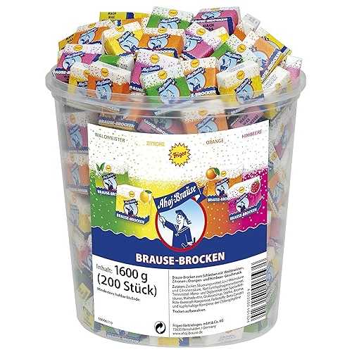 フリジオ アホジ ブラウゼ ブロッケン 炭酸キャンディー 200個 Ahoj-Brause Frigeo Ahoj Brause Brocken fizzy candy, 200pcs