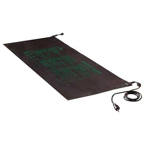 Hydrofarm MTMDU Heat Mat, 60x21, Black