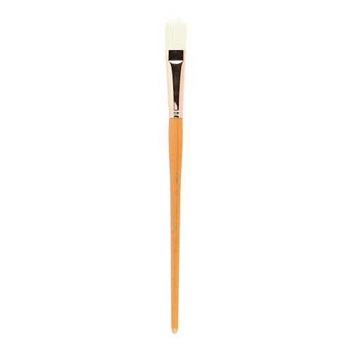 Princeton Refine Artist Brush, Brushes for Oil and Acrylic Paint, Series 5400 Natural Chunking Bristle, Filbert, Size 12