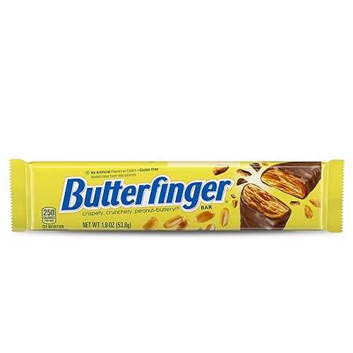 Butterfinger Full Size Candy Bar, 36 Count, Crispety Crunchety Peanut-Buttery On-The-Go Sweet Treat, 1.9 oz Each